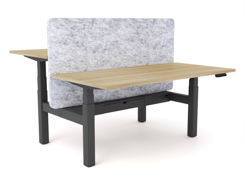 Agile Motion+ Sit to Stand Two Person B2B - with 30mm Acoustiq Screen
